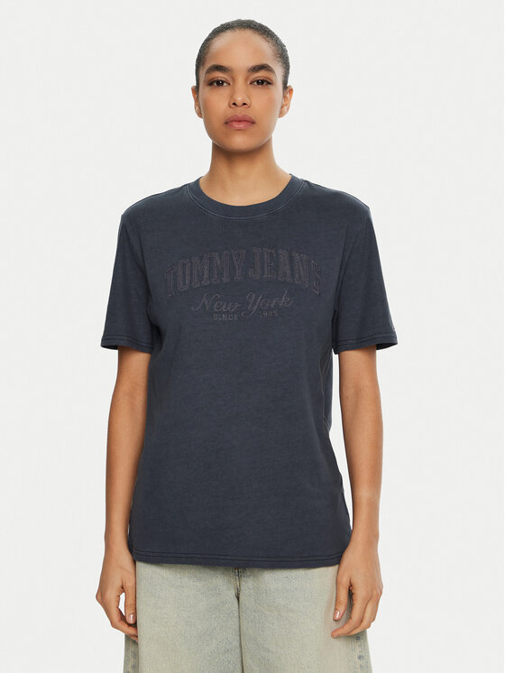 

Футболка обычного кроя Varsity DW0DW19444 Tommy Jeans, синий