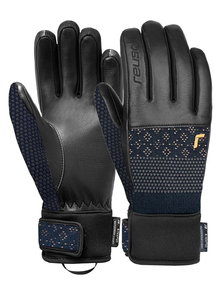 

Reusch Функциональные перчатки с пальцами "Элизабет" темно-синего/черного цвета