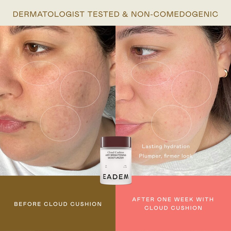 Пилинг Eadem — Cloud Cushion Dewy Plumping Cream - насыщен церамидами и пептидами для эластичной и, 50 мл — фото 3