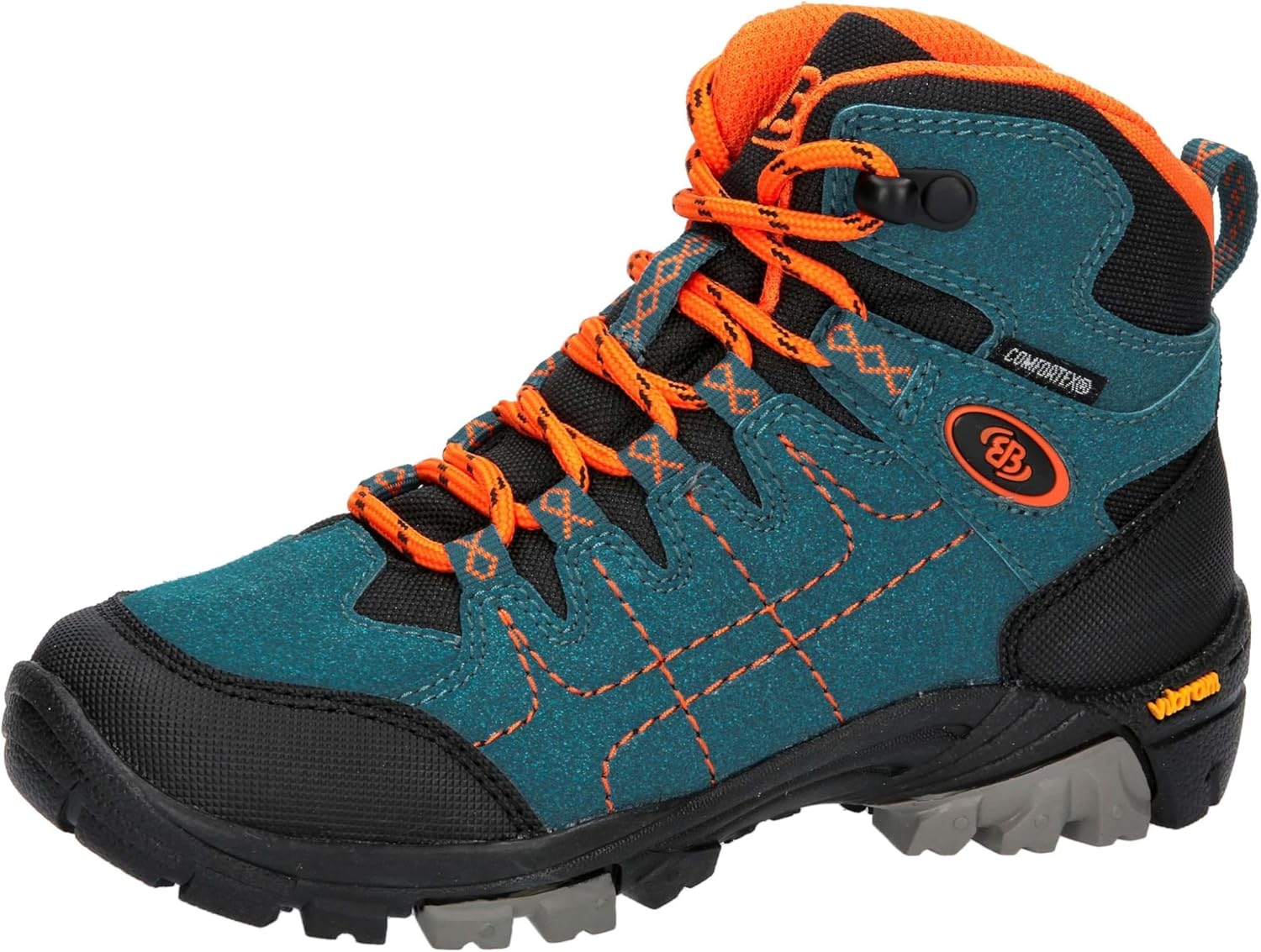 

Мужские походные ботинки Bruetting с высокой посадкой, черный/оранжевый