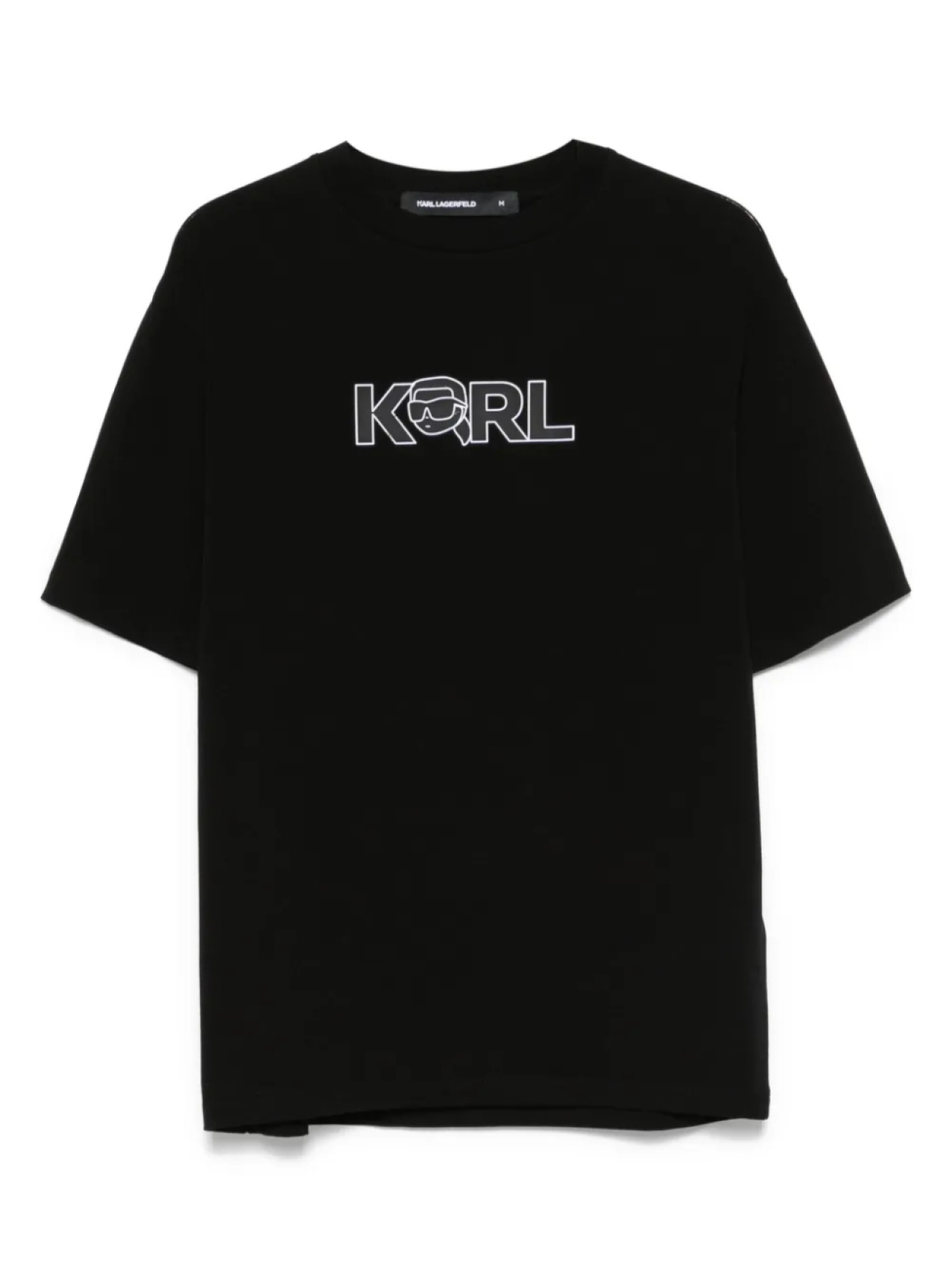 

Футболка с принтом Ikon Karl Lagerfeld, черный