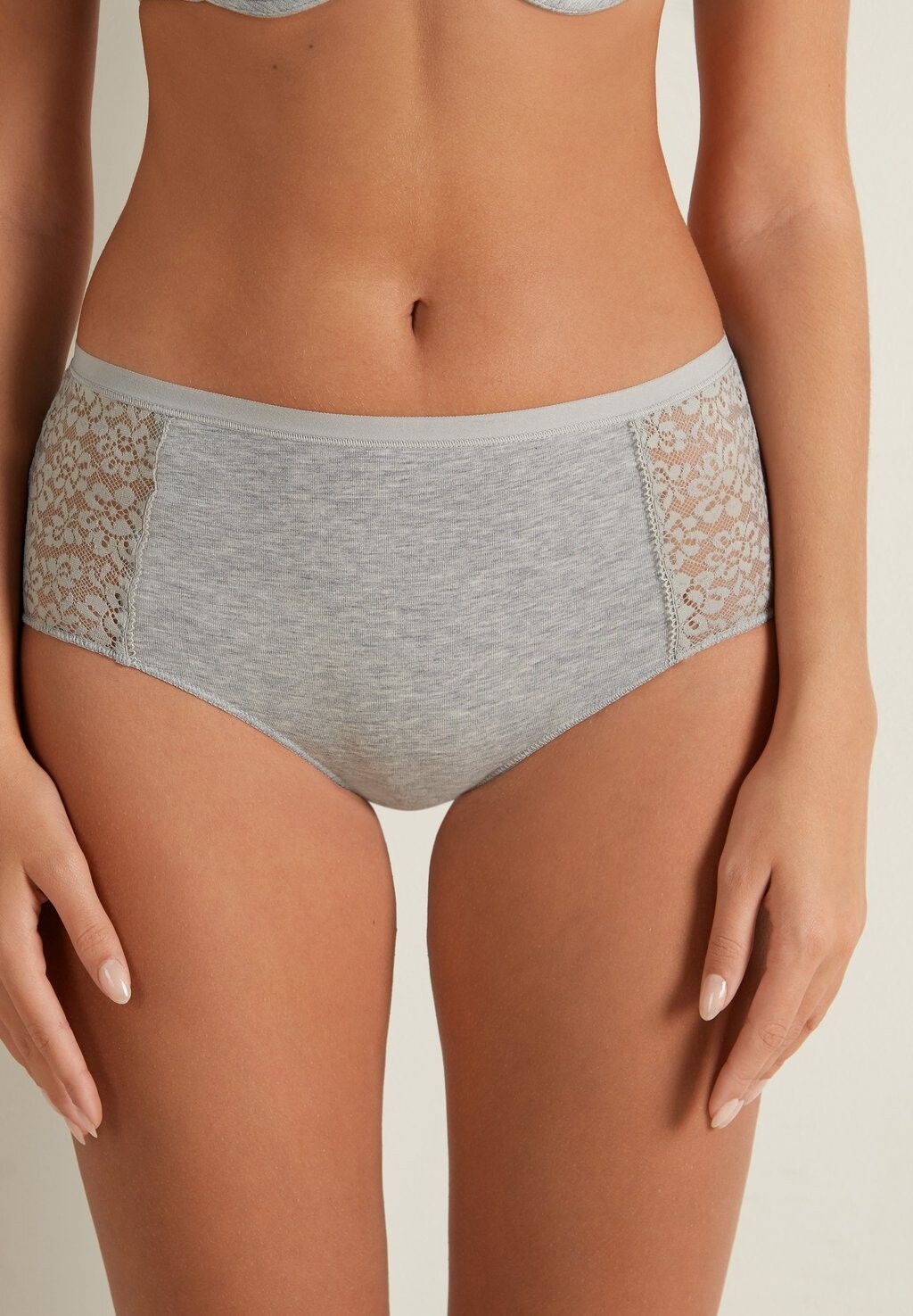 

Трусы HIGH-WAIST Tezenis, светло-серый