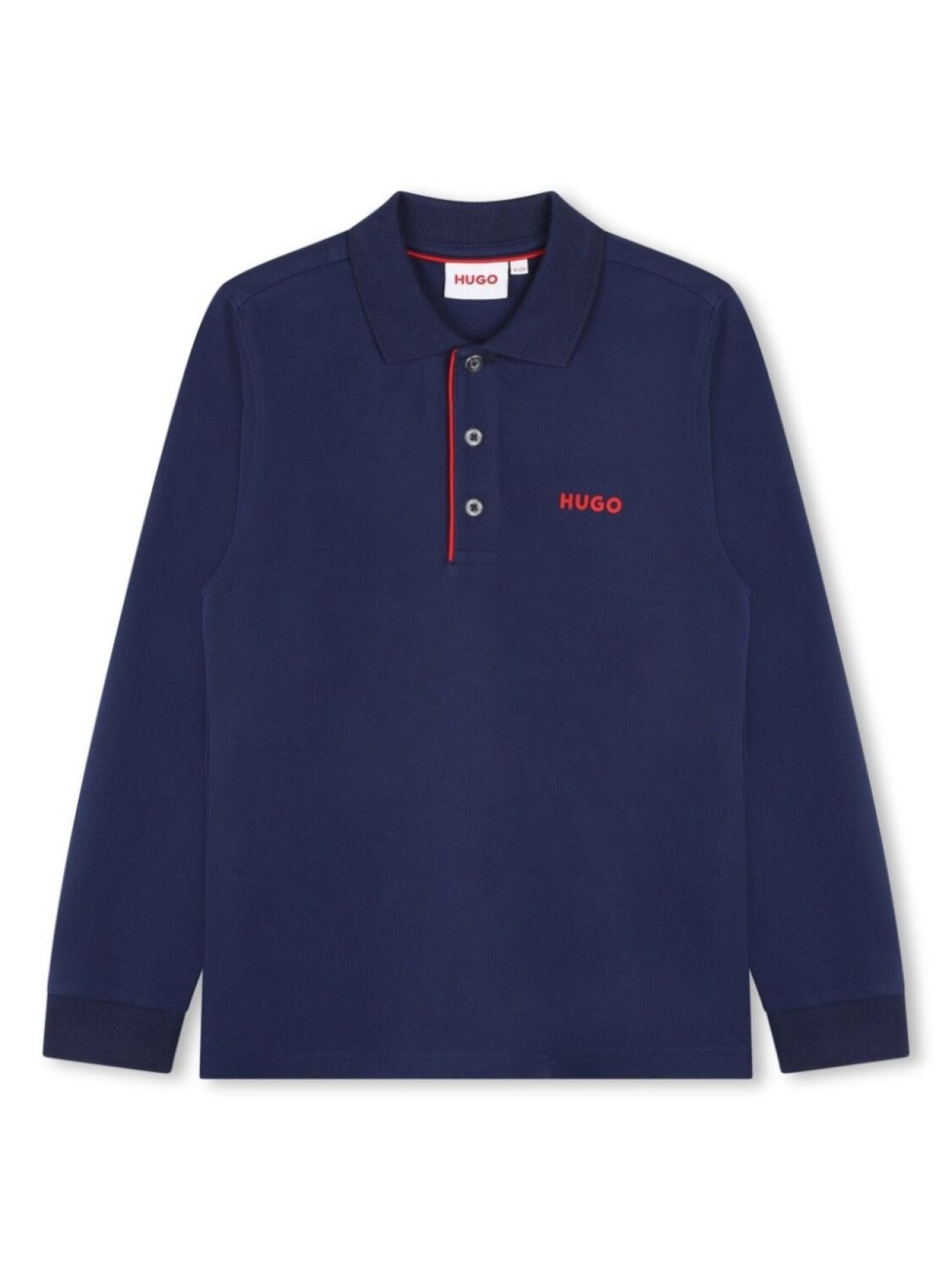 

HUGO KIDS рубашка поло с логотипом, синий