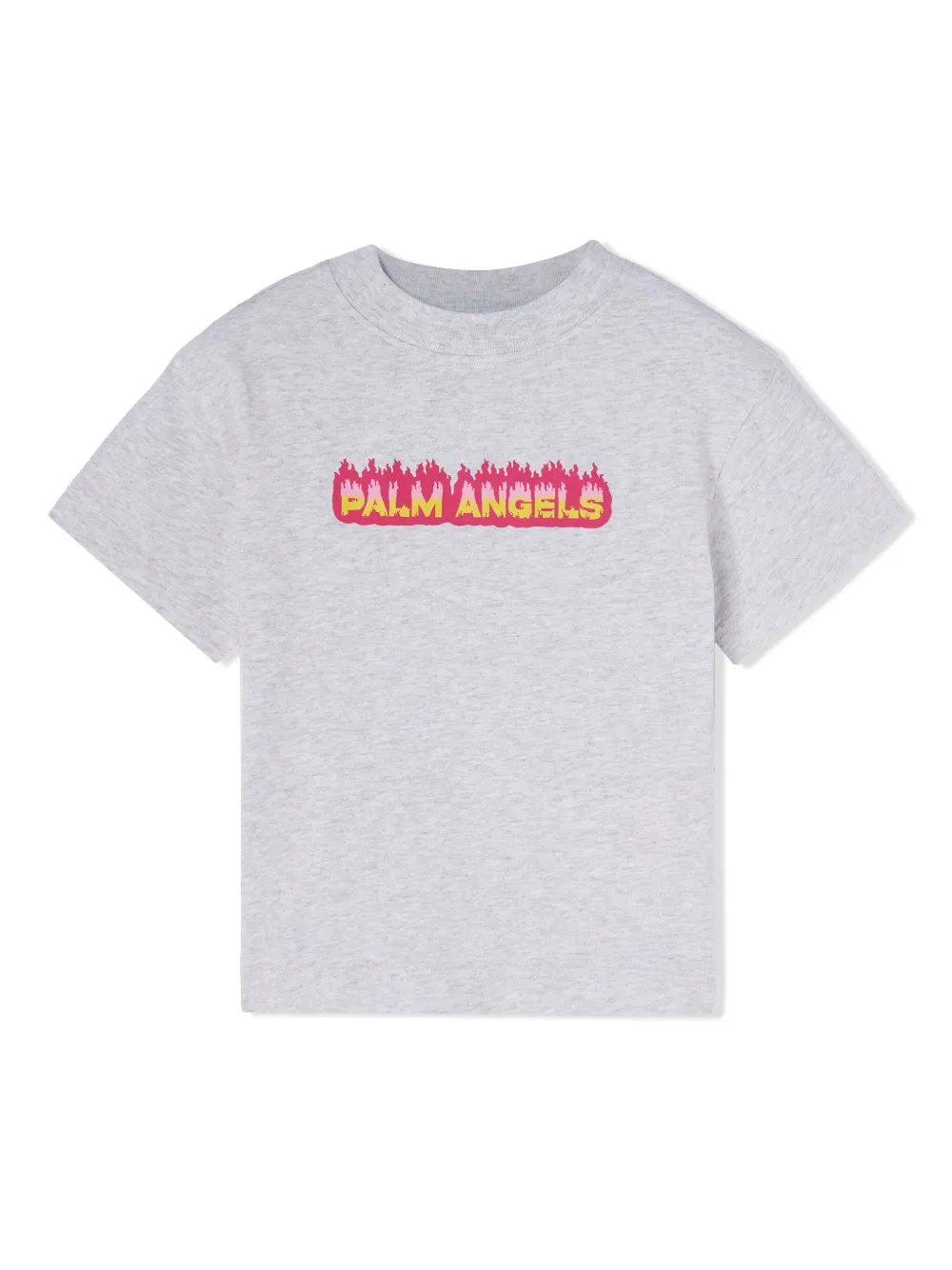 

Футболка с логотипом Palm Angels Kids, серый