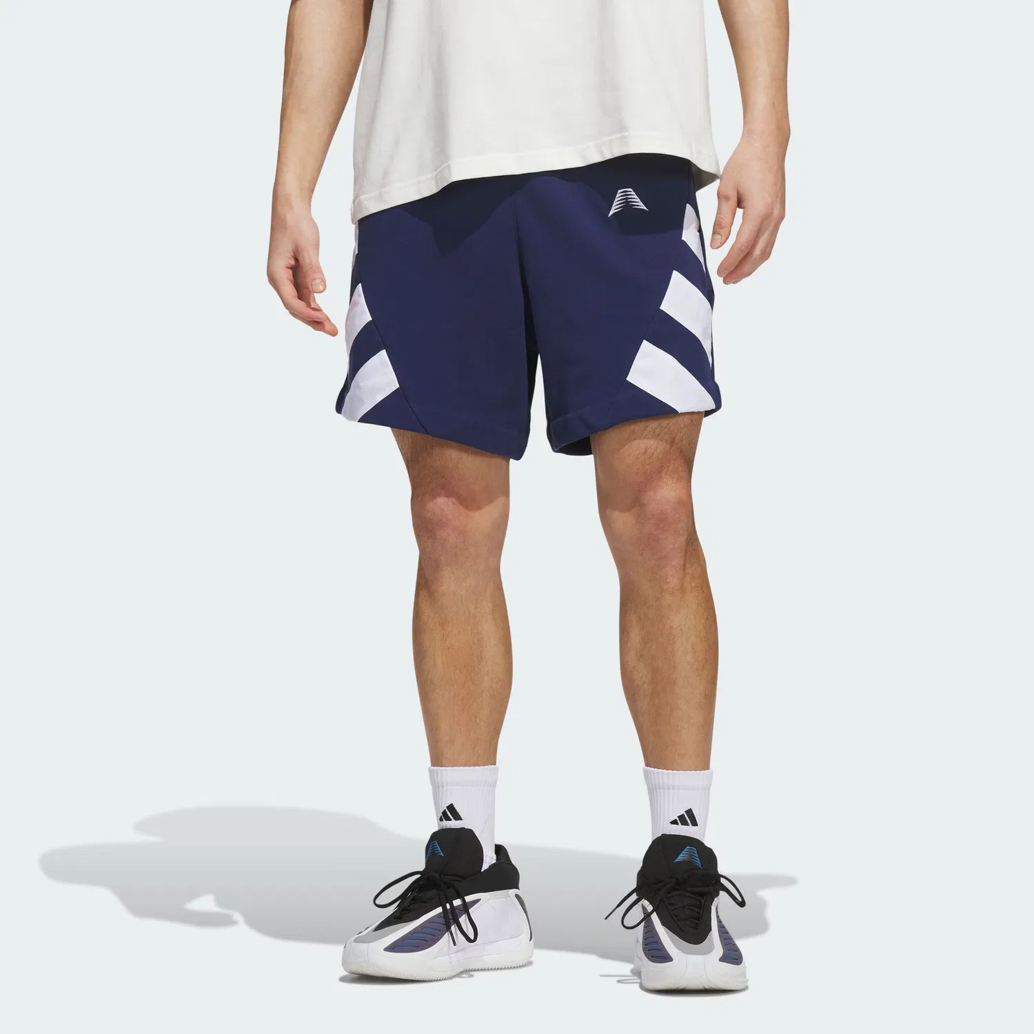 Спортивные шорты мужские ANTHONY EDWARDS Adidas, Dark Blue — фото 4
