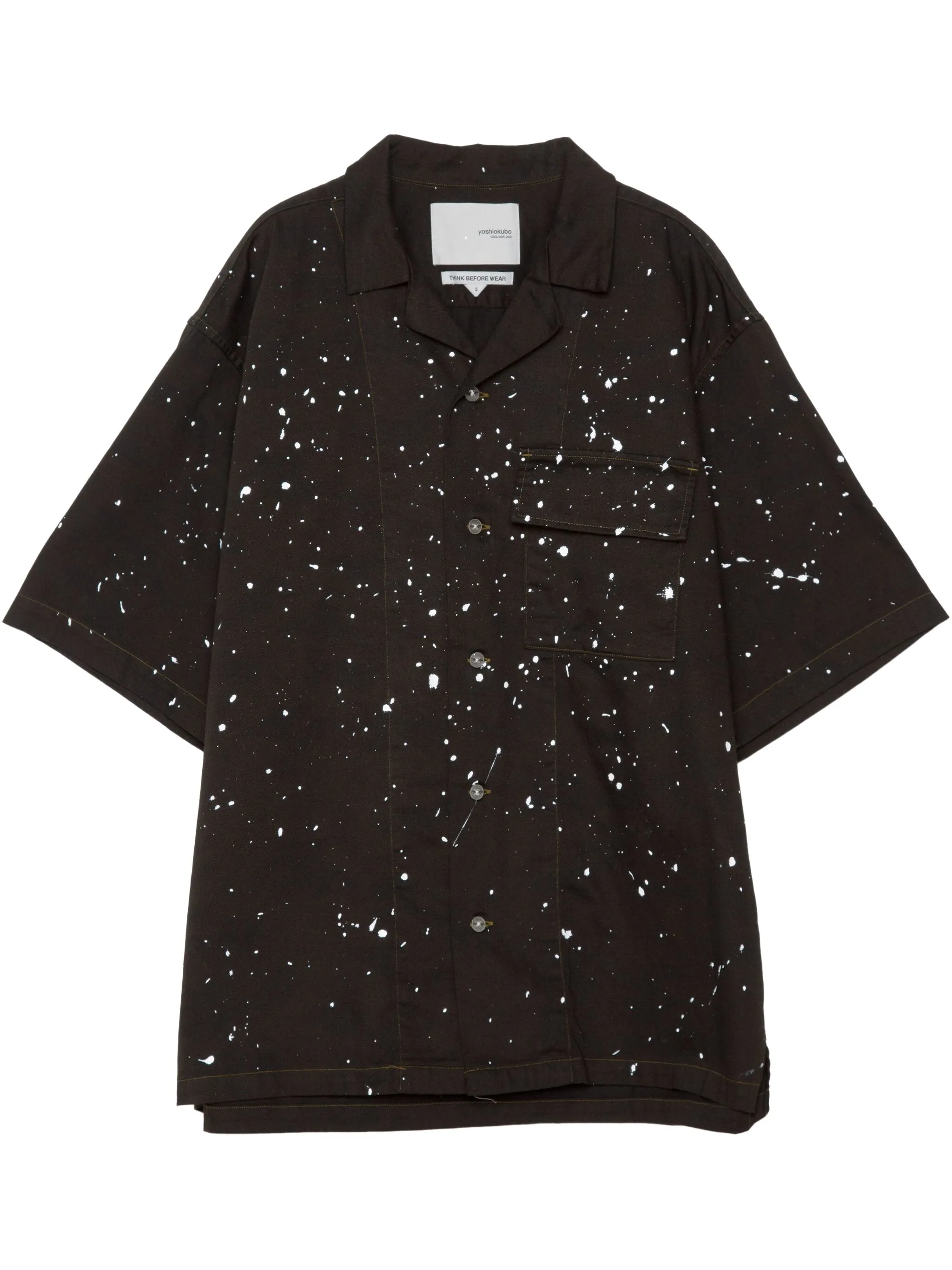 

Рубашка Splash Yoshiokubo, черный