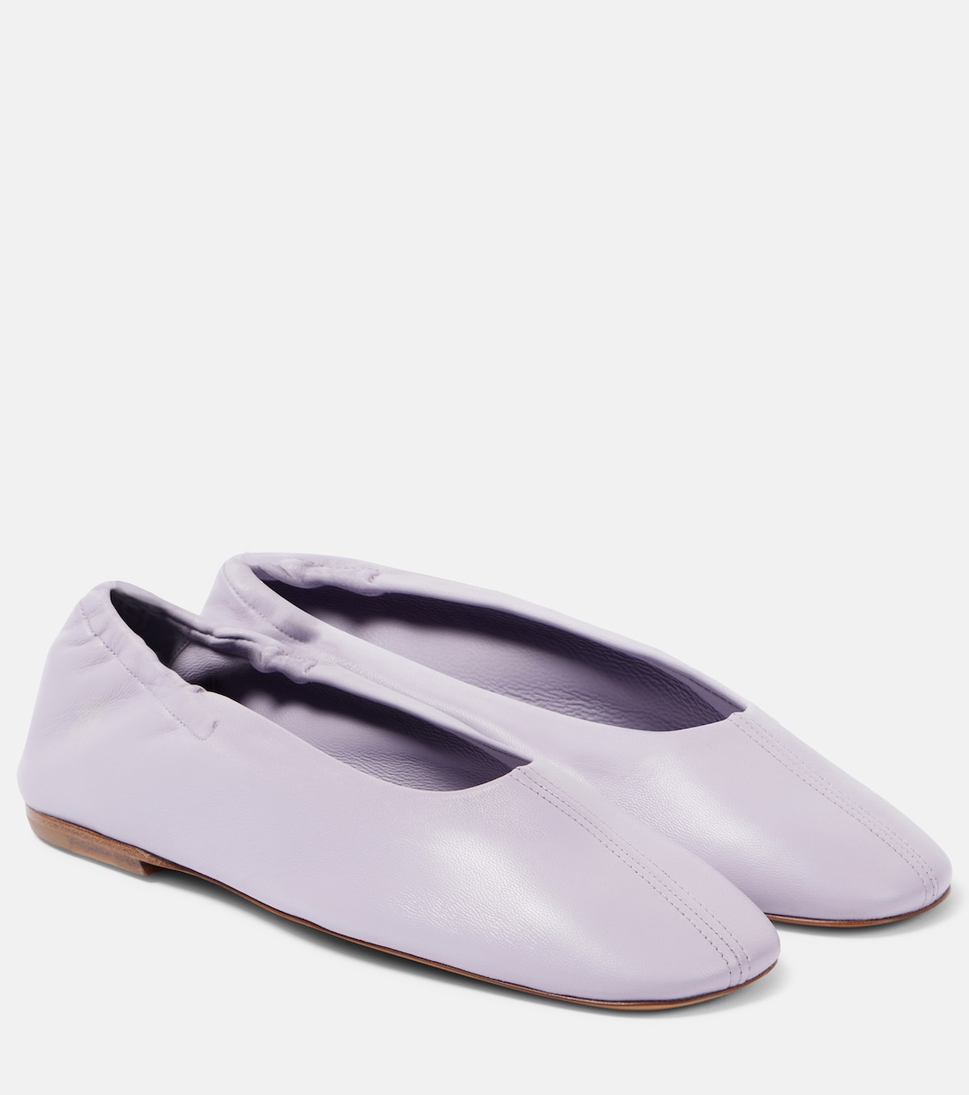 Кожаные балетки Dries Van Noten, Lilac