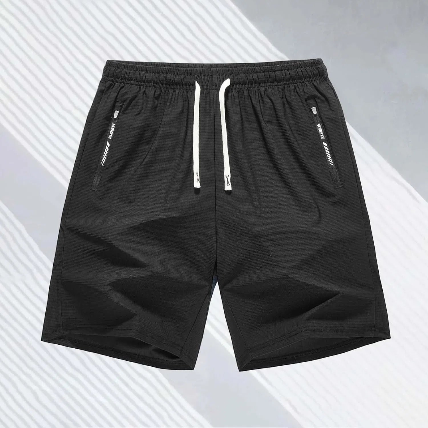 Спортивные шорты для женщин Iced Active Shorts 2 шт, дышащие, быстросохнущие, на завязках, A03 2pc black+grey — фото 3