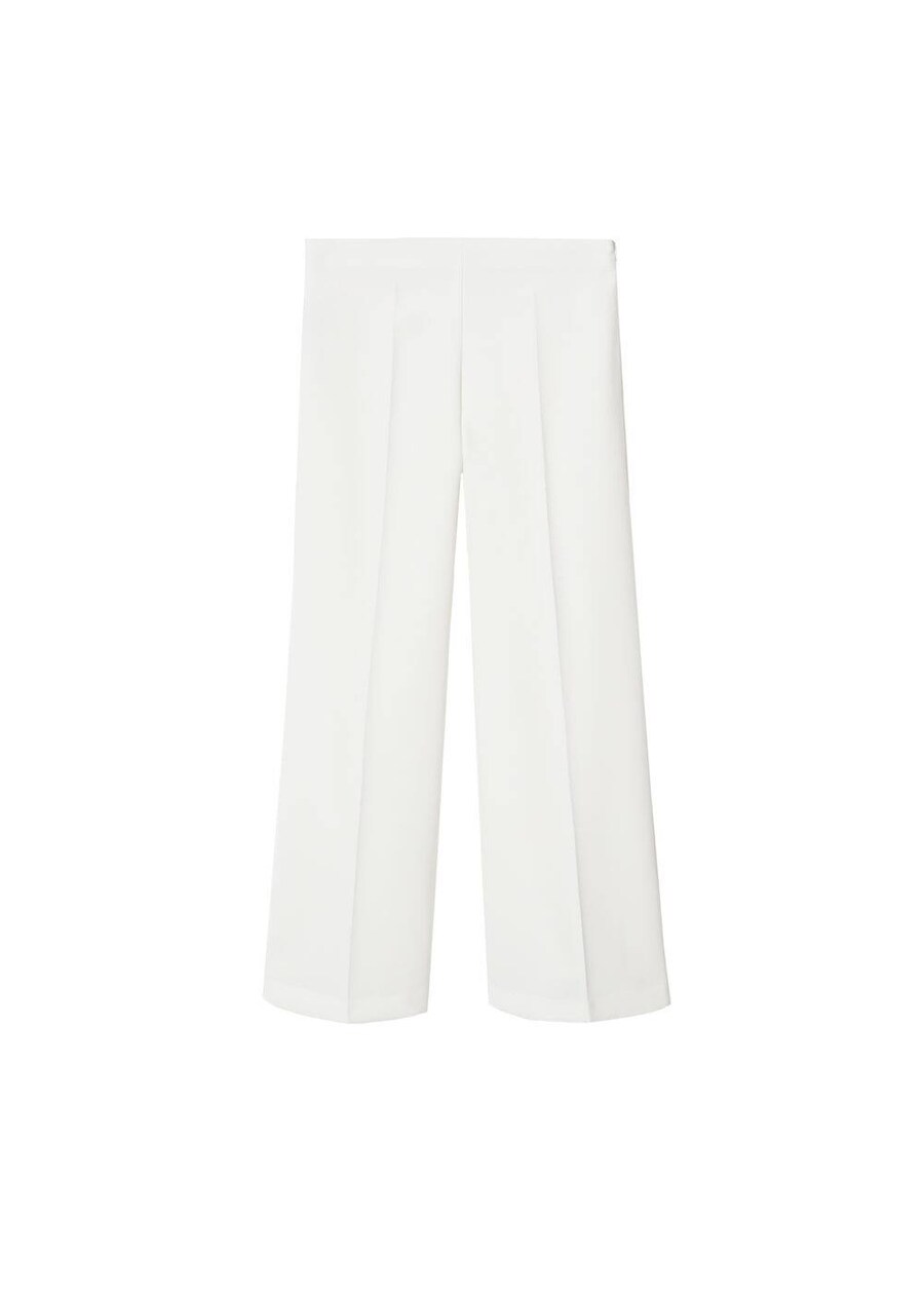 

Широкие брюки MANGO Wide leg Pleated Pants Palachin, нюд