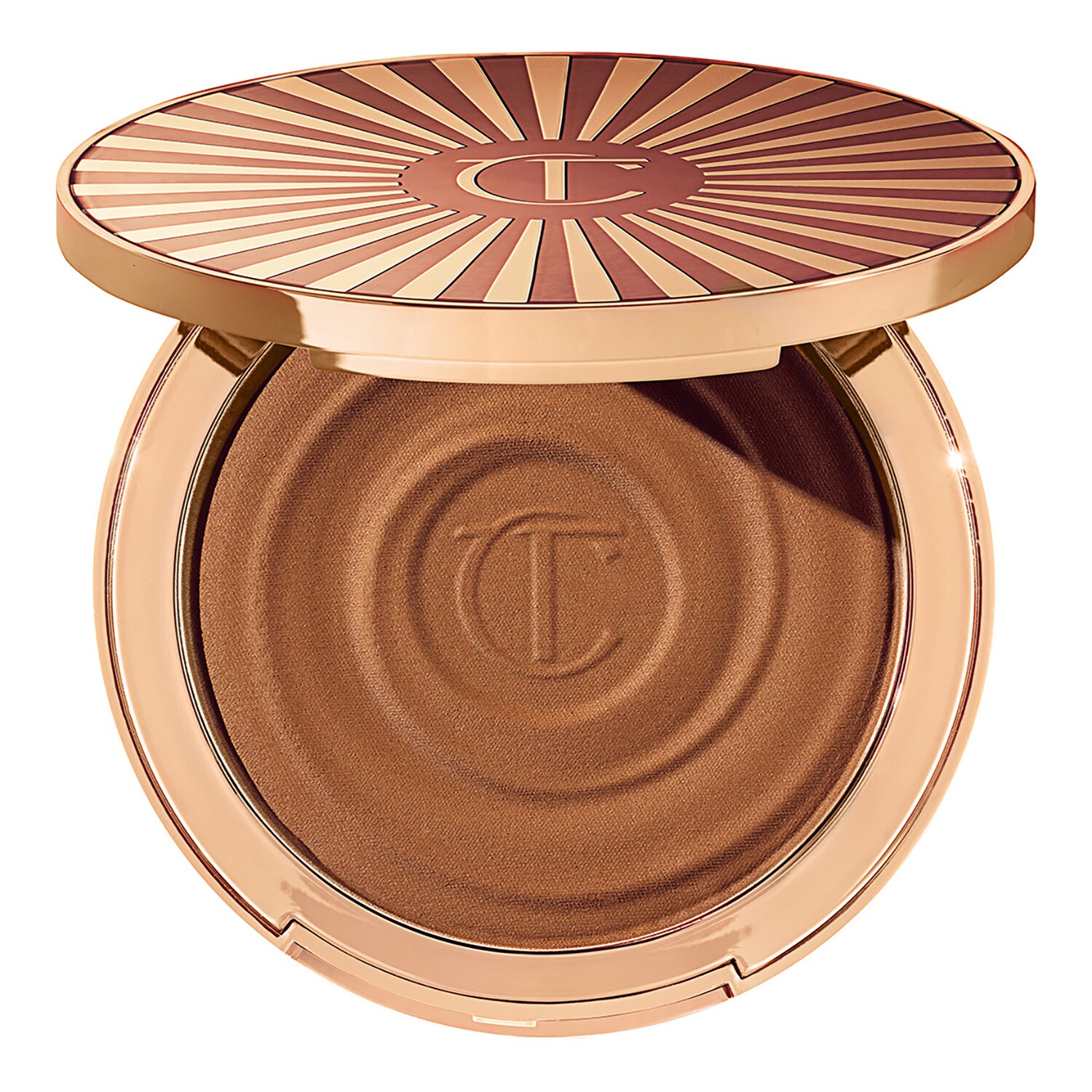 

Бронзер для лица Beautiful Skin Sun-Kissed Glow Bronzer - кремовый бронзер Charlotte Tilbury, Medium (21 g)