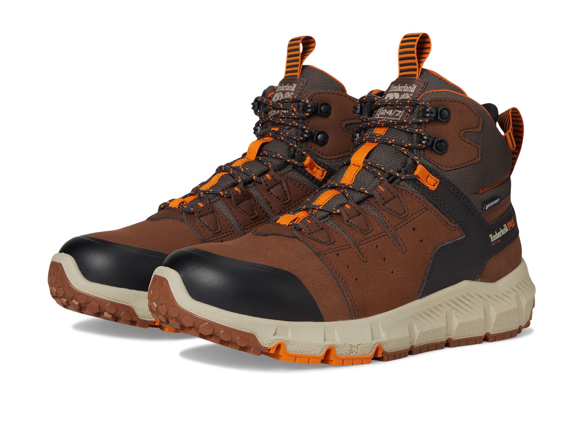 

Ботинки Timberland PRO Tempe Soft Toe Waterproof, цвет Medium Brown