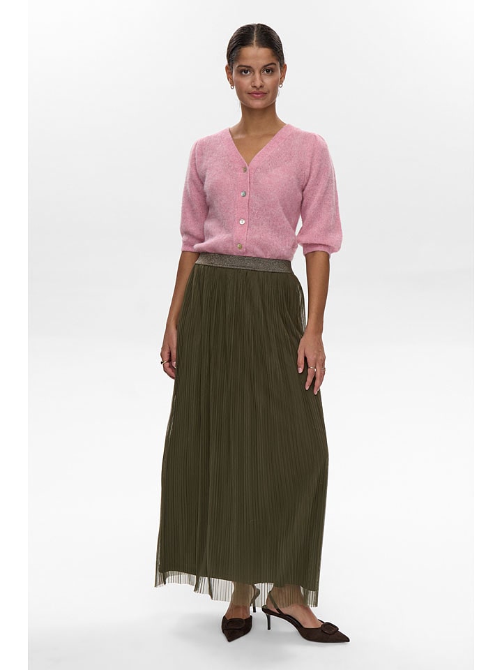 

NÜMPH Плиссированная юбка «Миа» цвета хаки