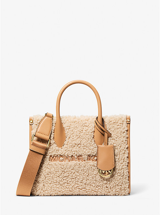 

Маленькая сумка через плечо Mirella из искусственной овчины Michael Kors, коричневый