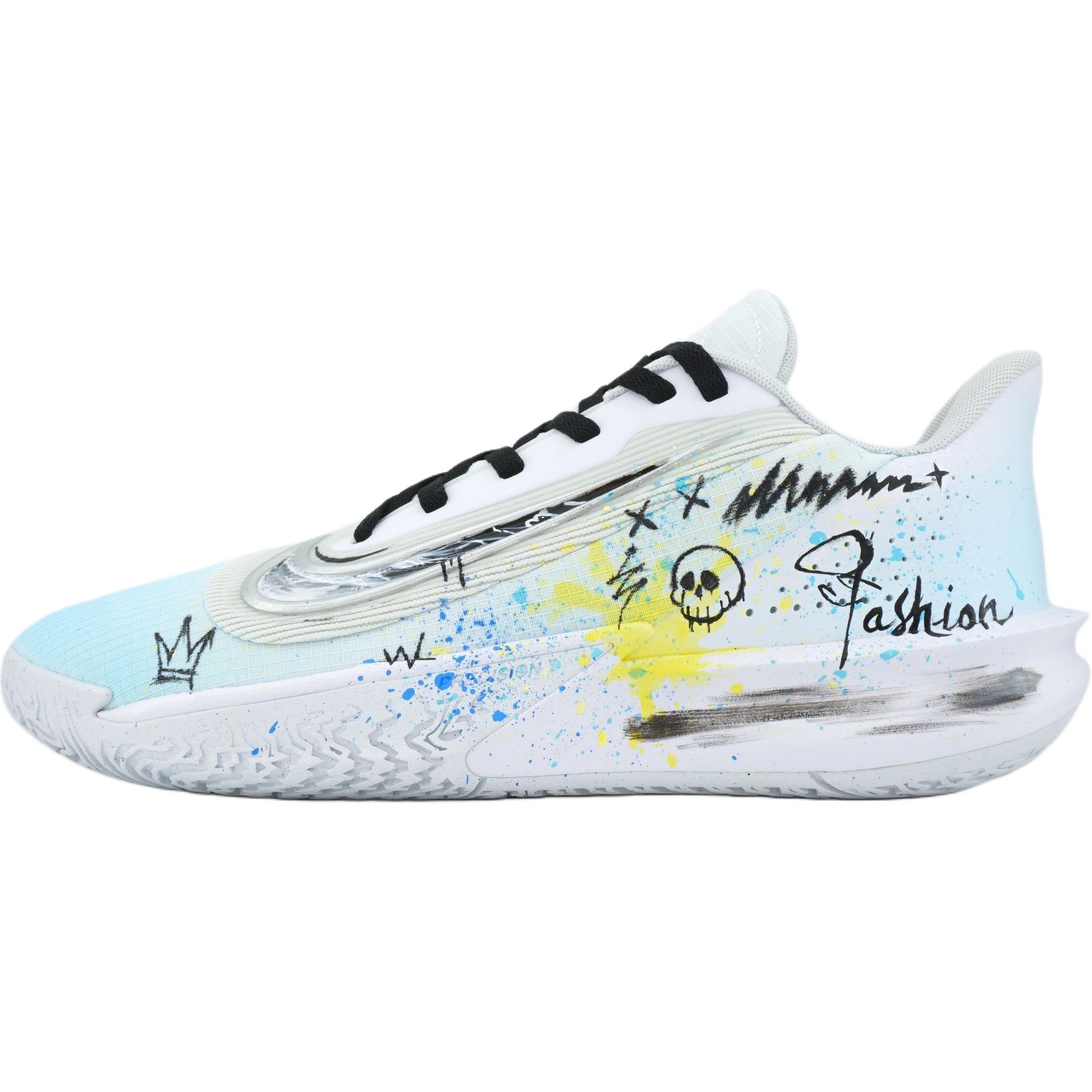 

Nike Баскетбольные кроссовки Precision 7 мужские низкие White/Black/Blue/Yellow
