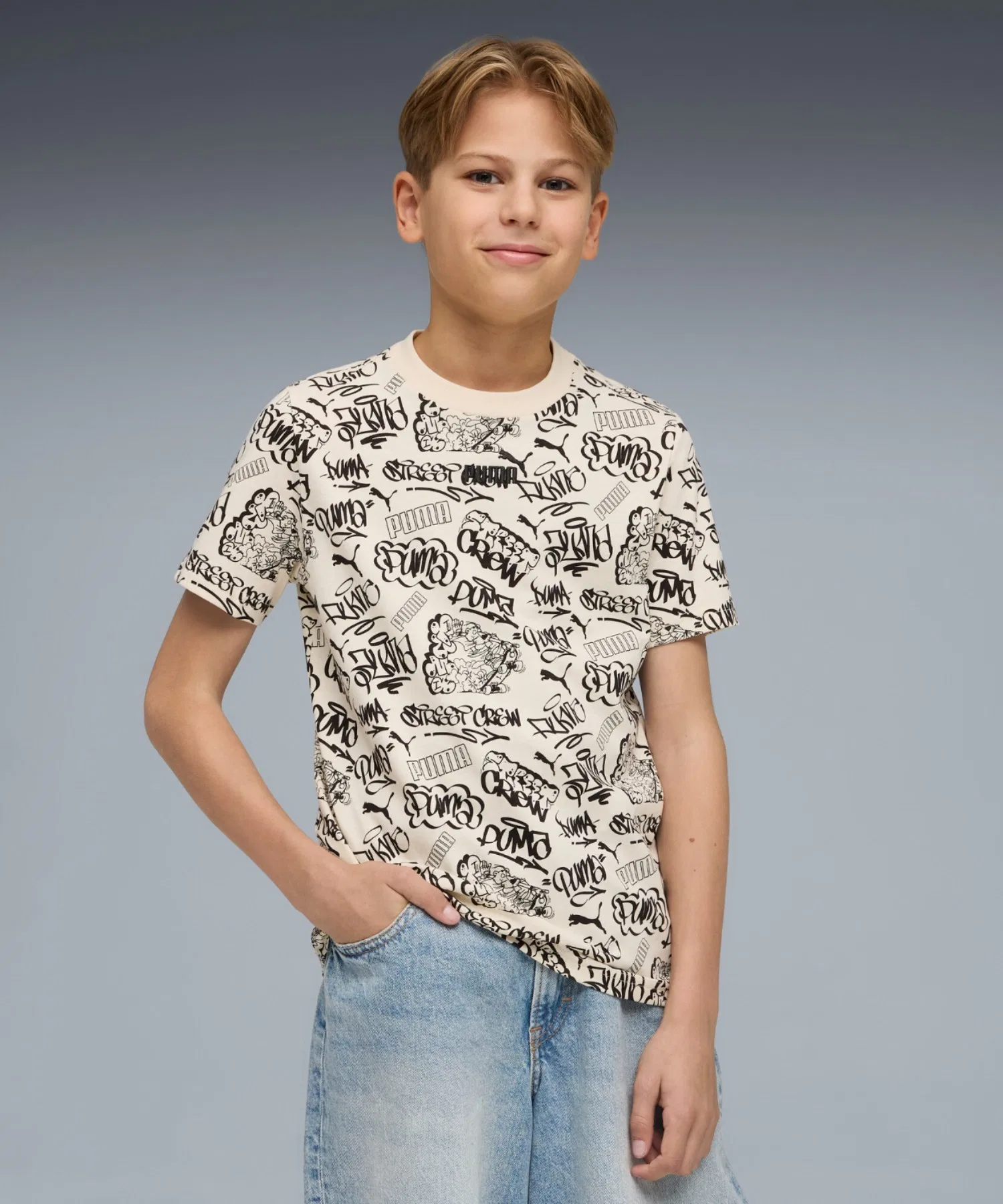 Детская футболка PUMA MID90s AOP Tee