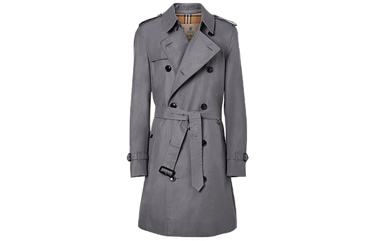 

Тренчкот мужской серый Burberry