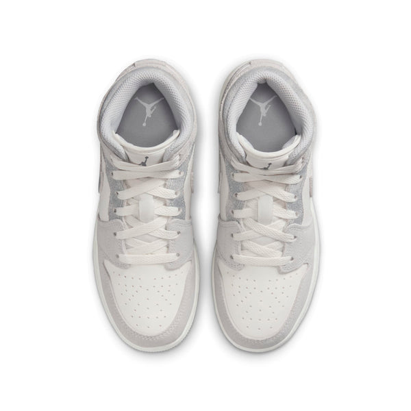 Кроссовки 1 mid se 'neutral grey sail' Air Jordan, серый — фото 4