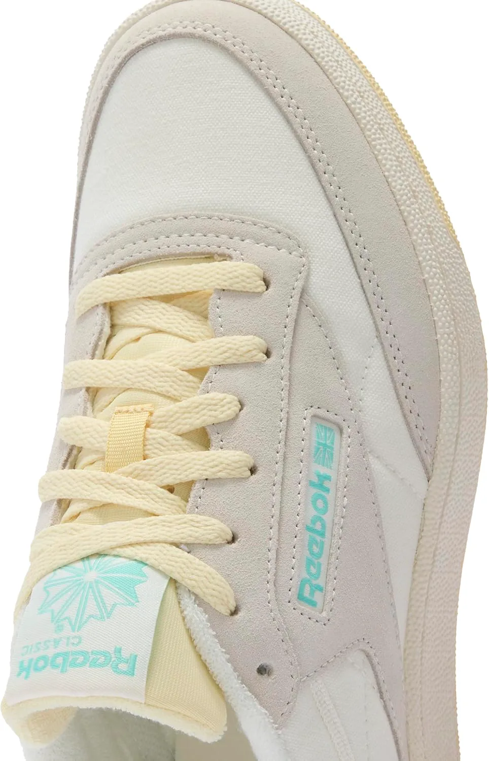 Кроссовки Reebok Unisex Club C 85 OldSneaker, желтый — фото 3