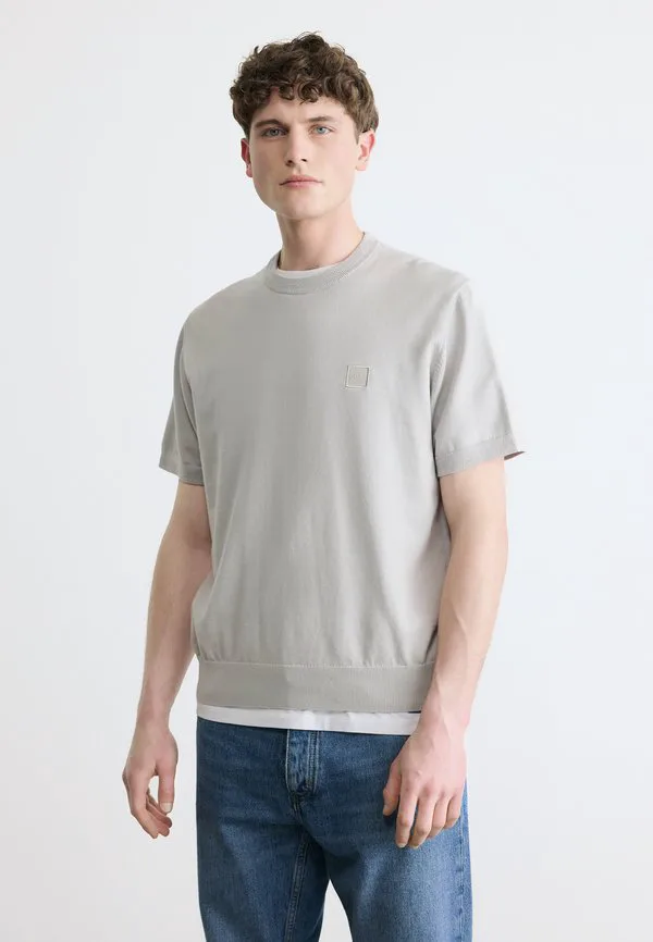 Базовая футболка каначо Boss, Open Grey
