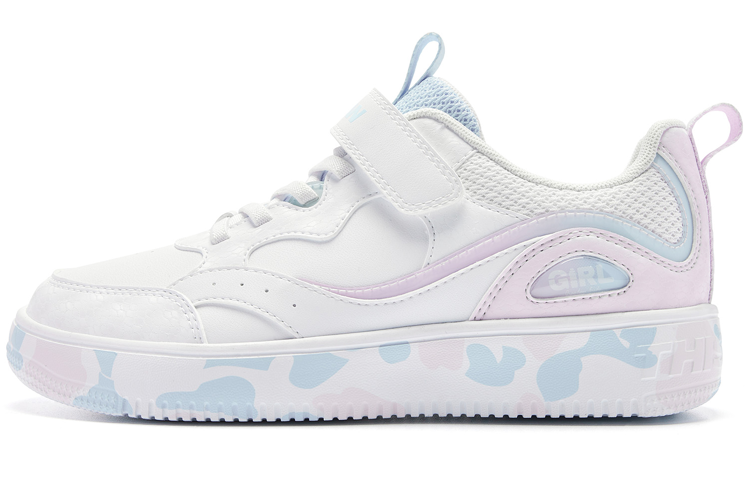 

QIAODAN Низкие детские скейтерские кроссовки white purple для подростков