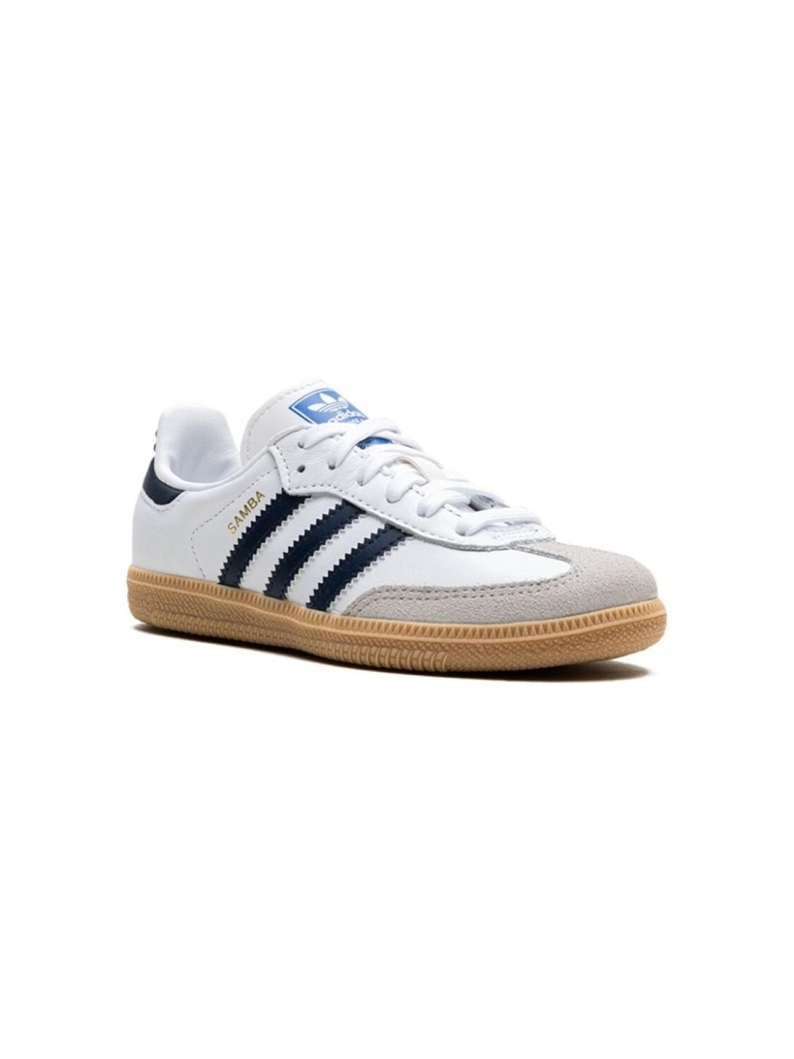 

adidas Kids кроссовки Samba OG 'White Indigo Gum', белый