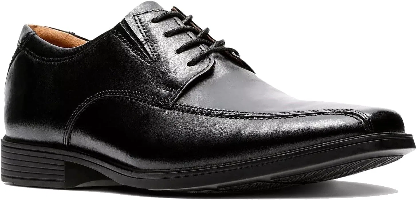 Мужские туфли на шнуровке Clarks Tilden Walk, Black — фото 2