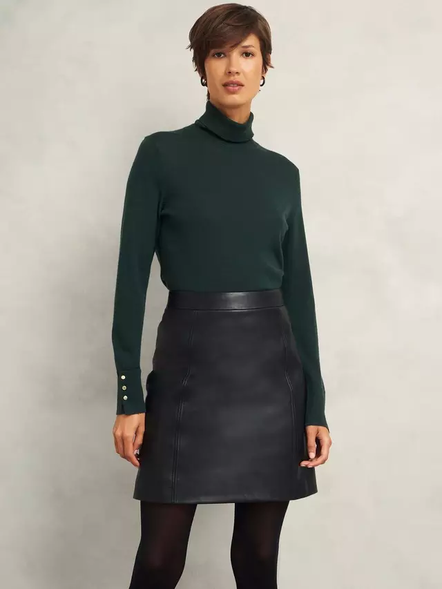 

Джемпер Hobbs Lara Merino Wool Roll Neck, цвет hawthorn/green