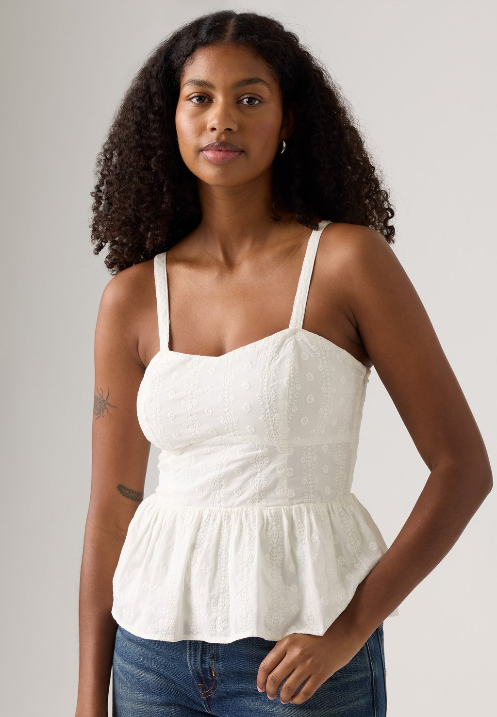 

Блуза LULA EYELET TANK - Top Levi's, кремовый