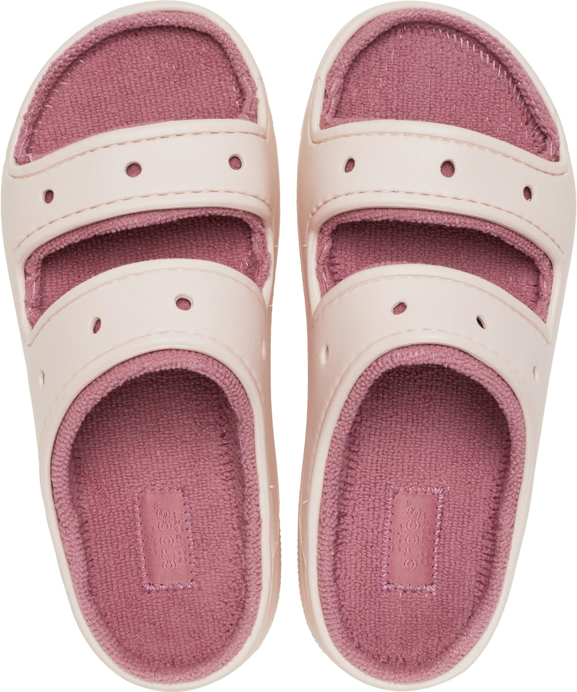 Сандалии Crocs Classic Cozzzy Towel Sandal, цвет Quartz — фото 2