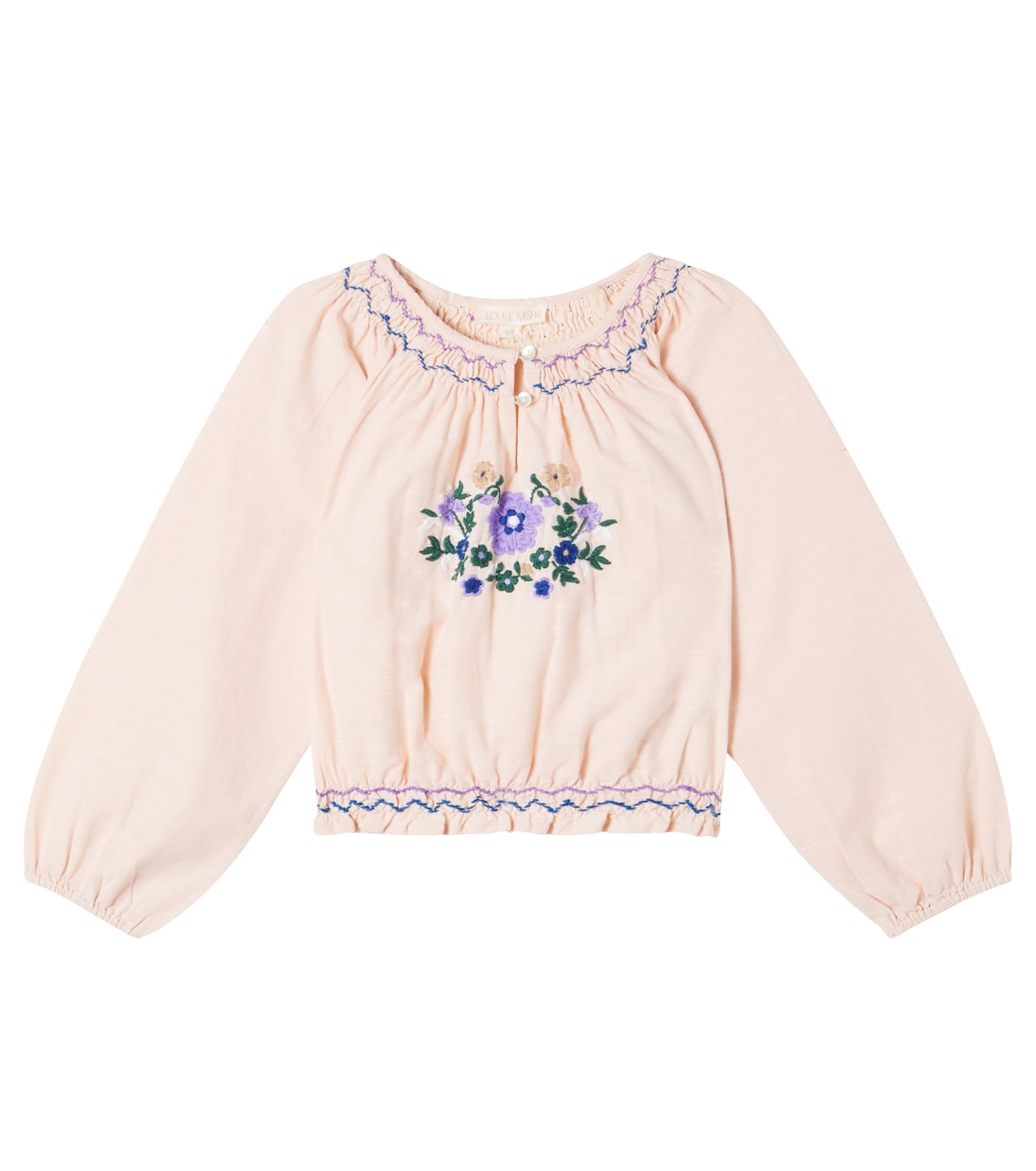 

Блузка из хлопка и льна Marinella Louise Misha, Blush