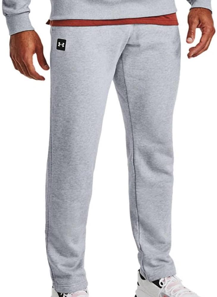 

Мужские флисовые штаны Under Armour Rival, Mod Gray Light Heather (011)/Onyx White