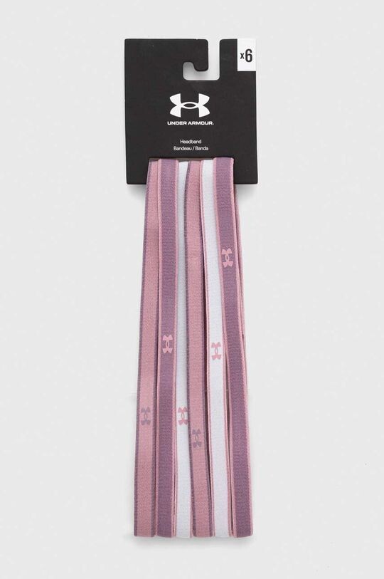 

6 повязок на голову Under Armour, розовый