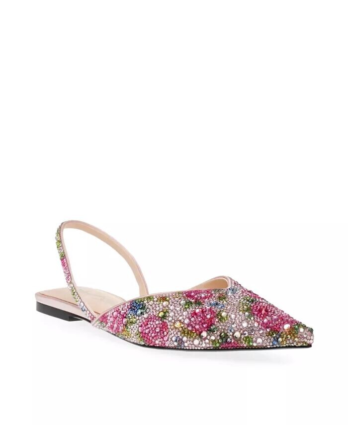 

Женские вечерние туфли на плоской подошве Vance со стразами и пяткой на пятке Betsey Johnson, мультиколор