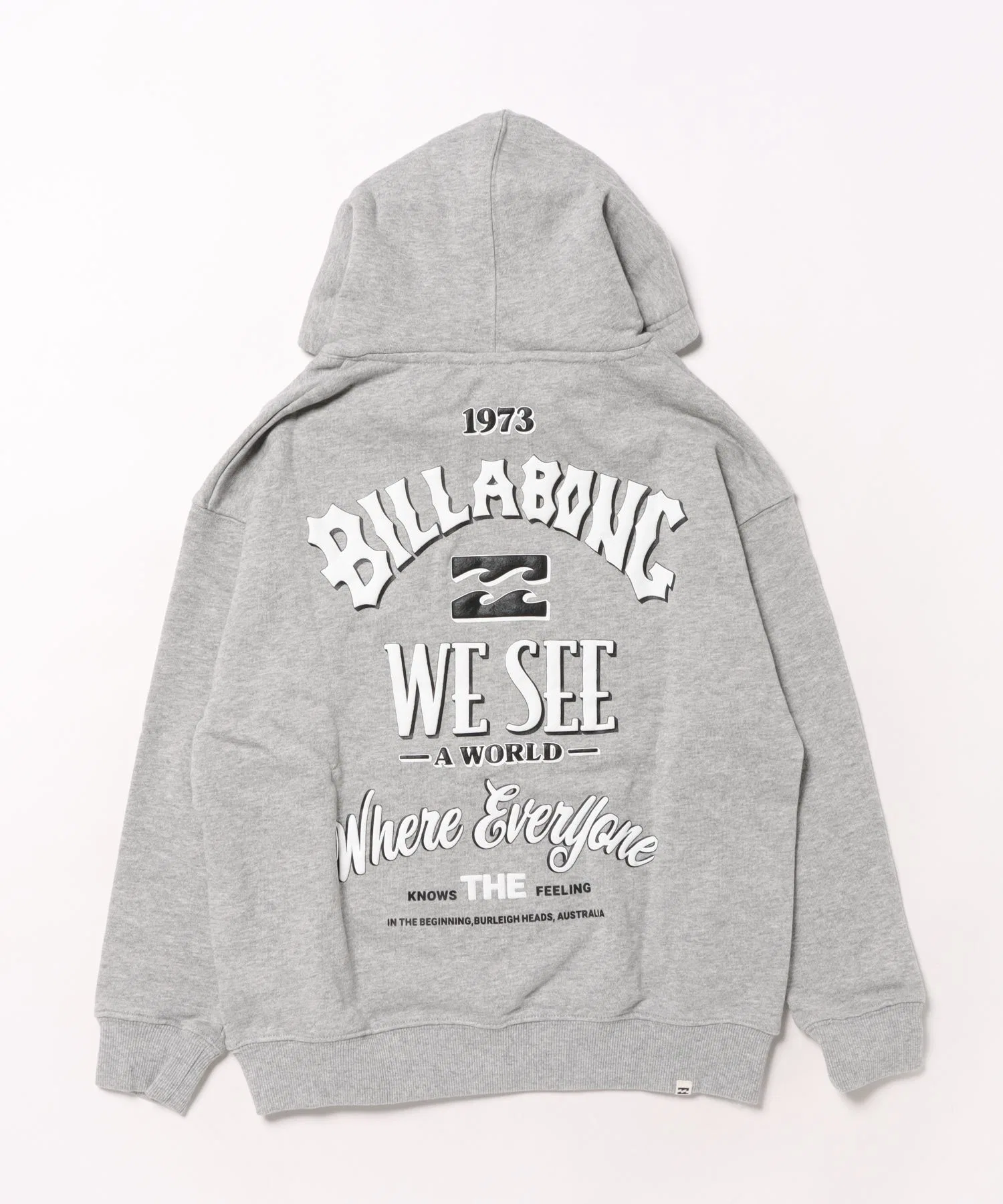Детская толстовка Billabong Kids MESSAGE ARCH LOOSE P [модель осень/зима 2025] / Детская толстовка Billabong Kids с принтом на спине — фото 2