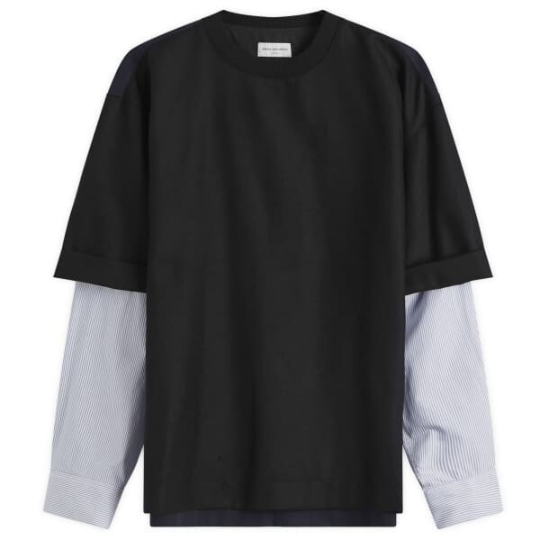 

Толстовка из шерсти и кашемира Carrow Dries Van Noten, черный