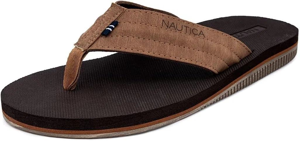 Сандалии-слайды Nautica водонепроницаемые, Streak Tan