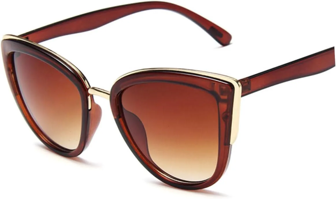 

3 шт. Женские солнцезащитные очки «кошачий глаз» в ретро-оправе из пластика, легкие, для отдыха на природе, пляжа и в винтажном стиле Healvian, Assorted Color