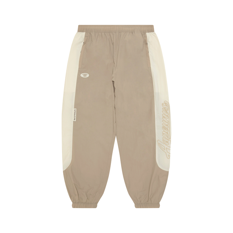 

Брюки с вышитым логотипом A Bathing APE Aape, светло-бежевый