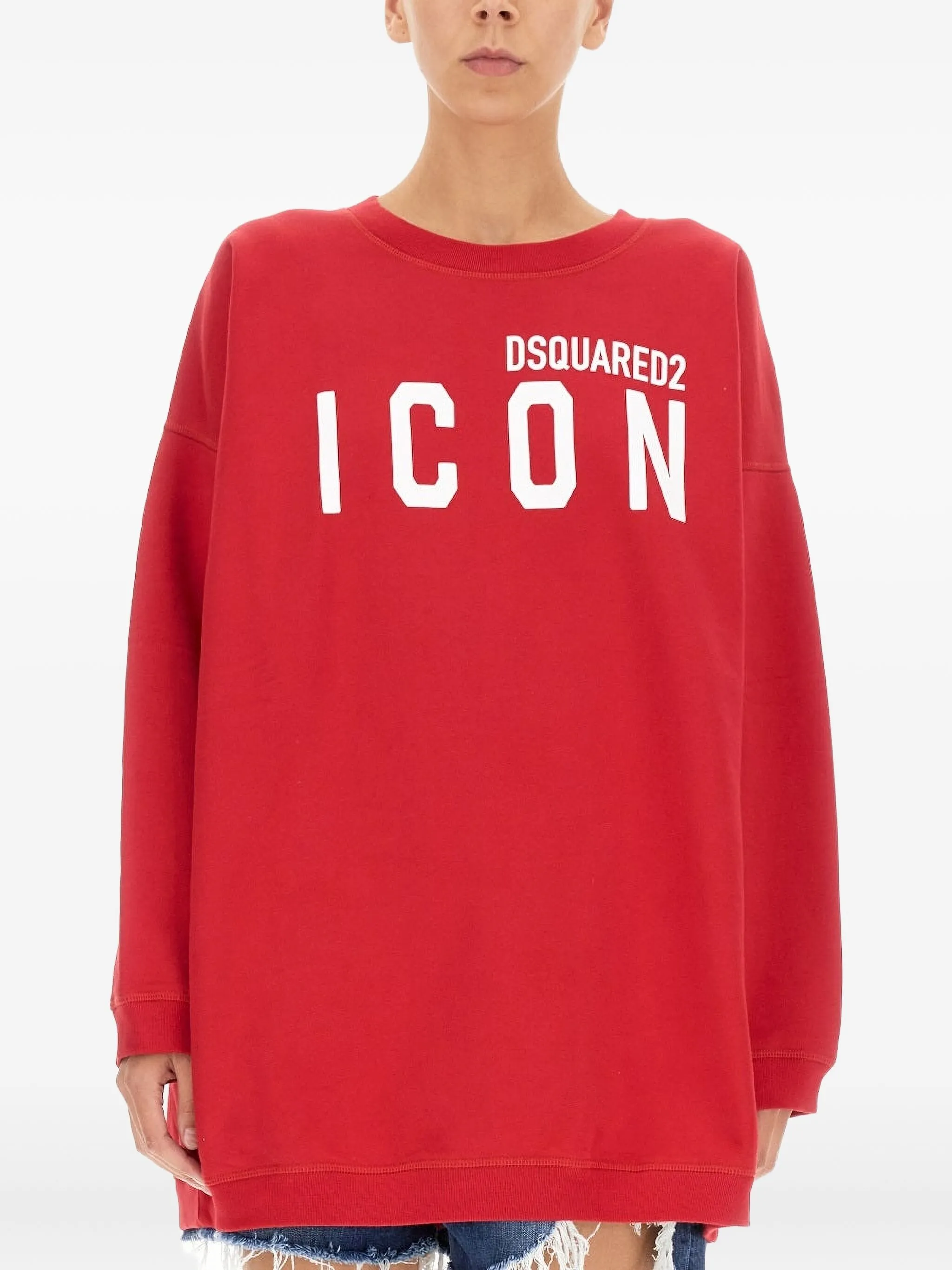 

Толстовка с принтом Icon Dsquared2, красный