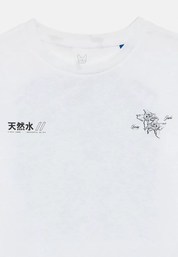Футболка с принтом jorkoipond Jack & Jones Junior, Bright White — фото 3