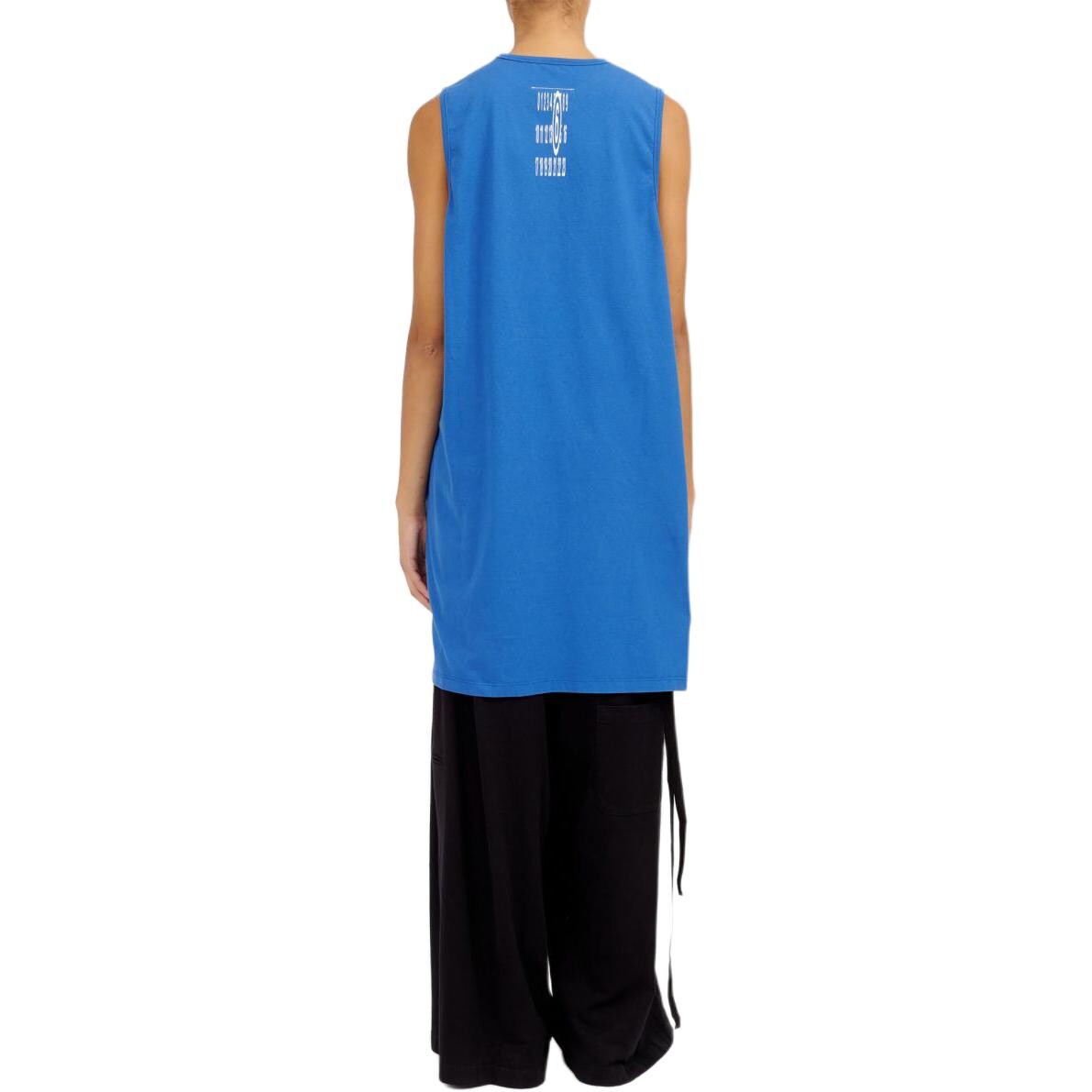 

Жилет женский синий Mm6 Maison Margiela