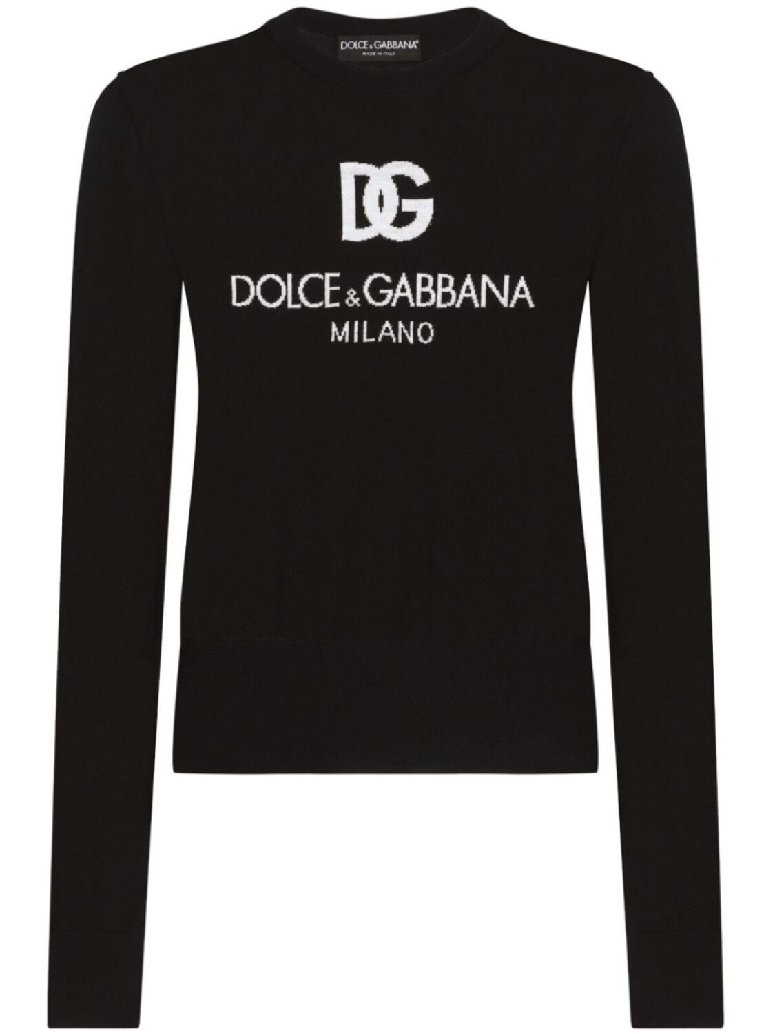 

Dolce & Gabbana лонгслив DG Milano, черный
