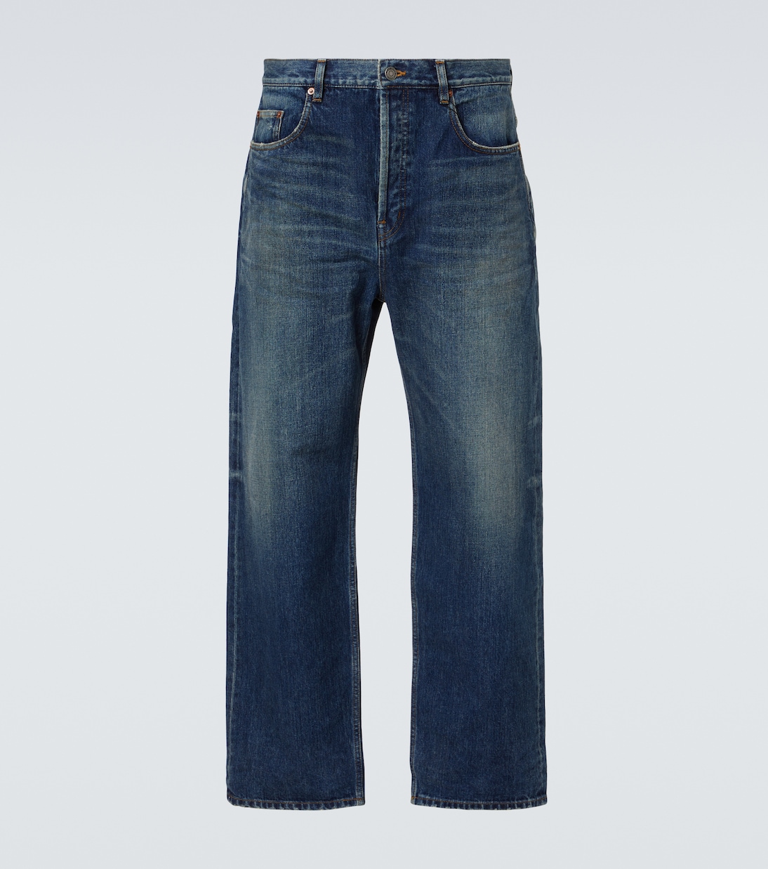 

Высокие прямые джинсы Saint Laurent, Heritage Vintage Blue