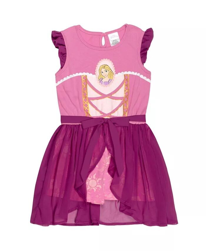 

Комбинезон принцессы для девочек с накладной юбкой для малышей , Детский Disney, розовый