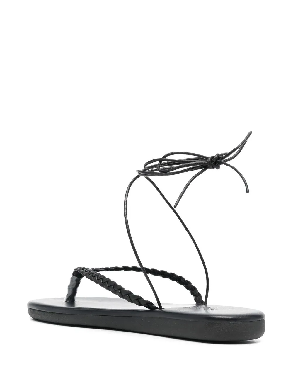 Сандалии с плетеными ремешками Ancient Greek Sandals, черный — фото 3