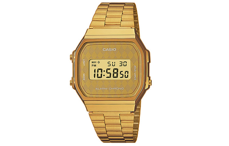 

CASIO Часы Women's VINTAGE Series Yellow Watch A168WG-9BWEF, Gold Dial