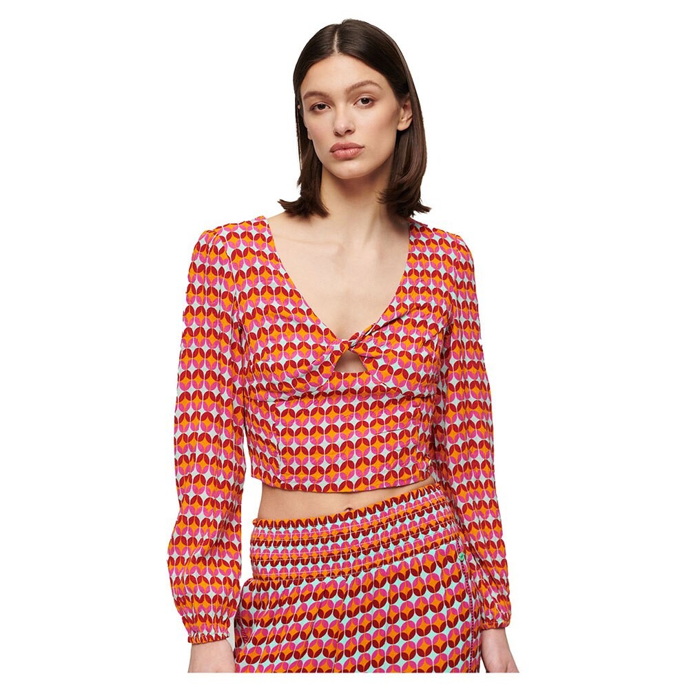 

Блуза Superdry Crop, черный