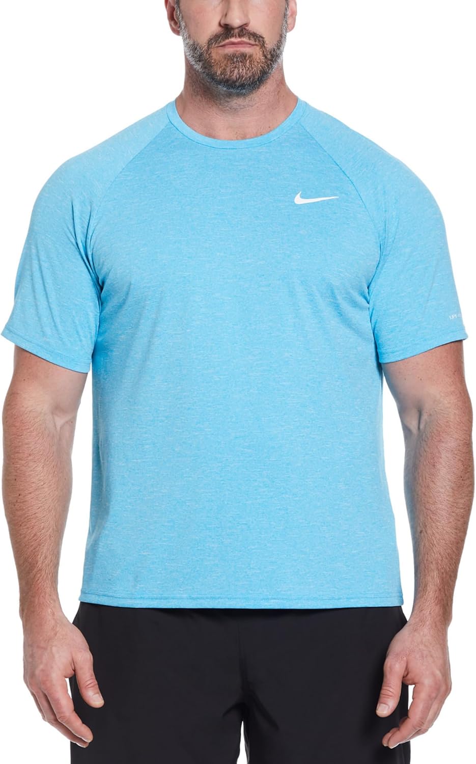 

Мужская футболка Nike Swim Rash Guard Dri-Fit с коротким рукавом, Blue Lightning