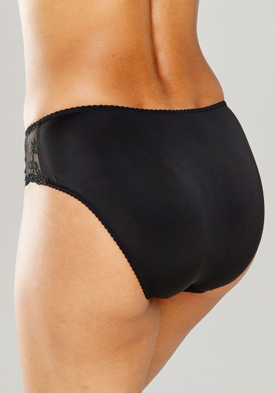 

Женские трусики-хипстеры с цветочным кружевом LASCANA, Black