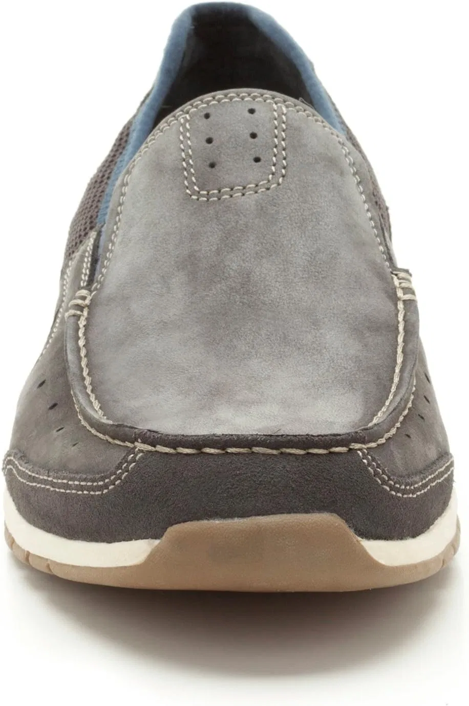 Ботинки Clarks Ramada из испанской нубуковой кожи, цвет табачный, Blue — фото 4